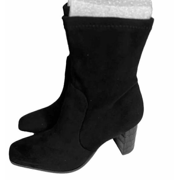 Dolce Vita Women's Petya High Heel Booties Size 9.5 Black Stella Suede - Picture 7 of 9